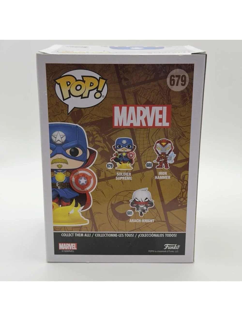 MARVEL FUNKO POPS! Soldier Supreme 679 Scream Symbiote 671 Exclusive Glow Dark